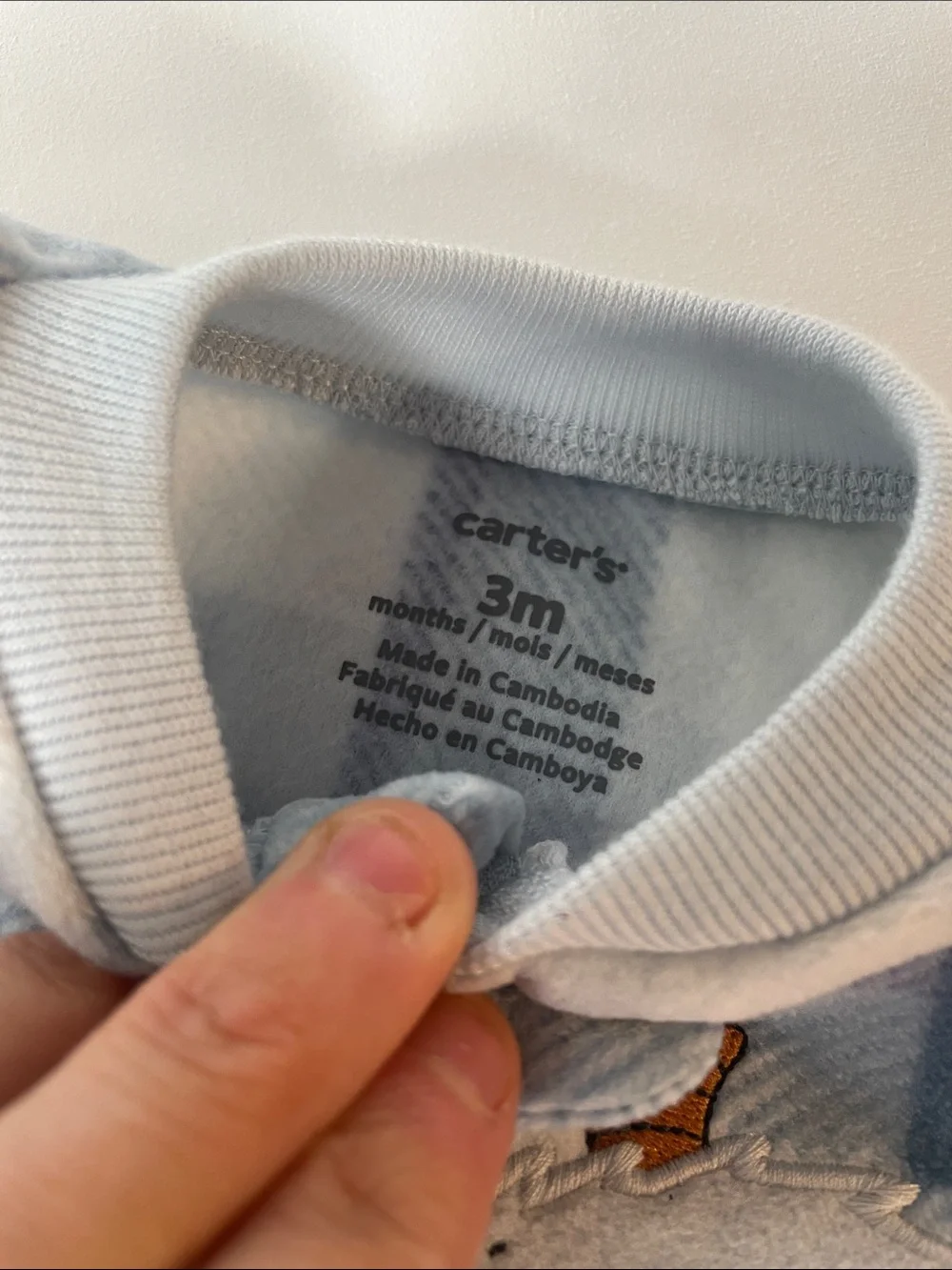 Carters footed adds